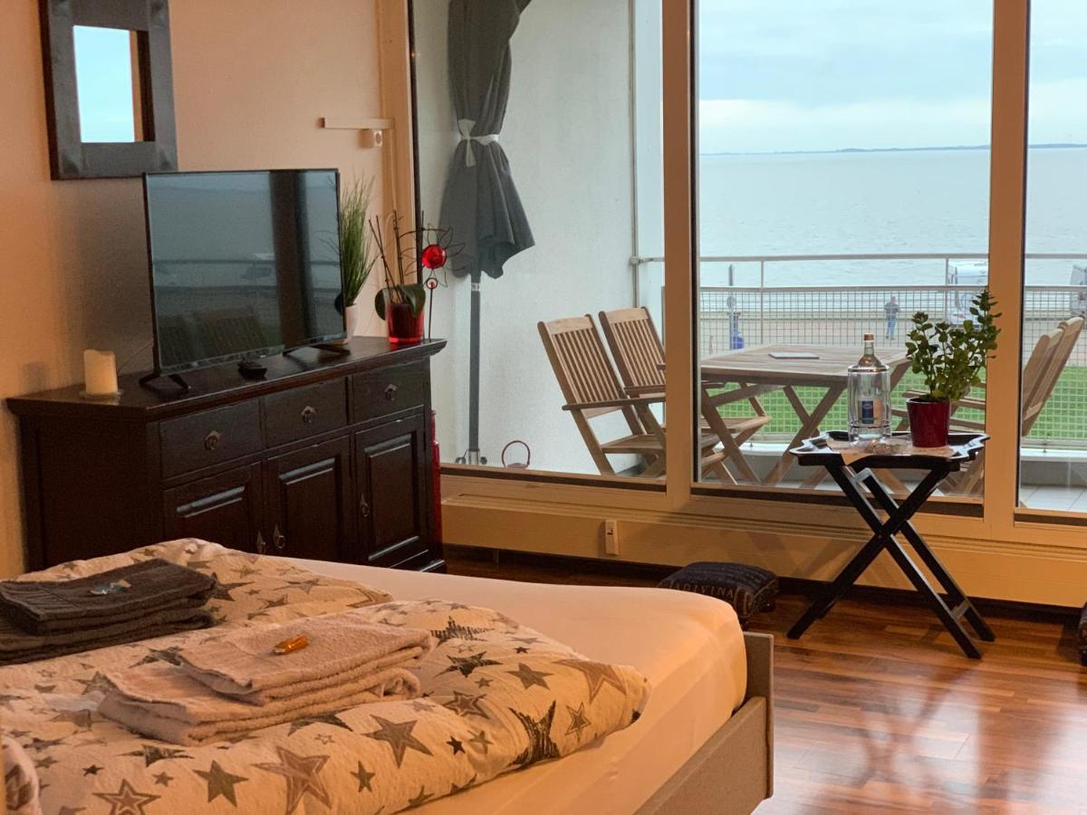 Studio Mit Meerblick Und Grosser Loggia - Direktzugang Zur Nordsee Wilhelmshaven Ngoại thất bức ảnh